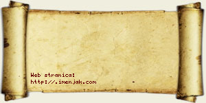 Nadja Strinić vizit kartica